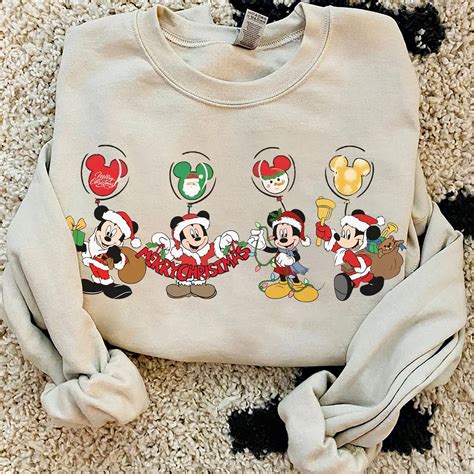 Mickey Mouse Christmas Sweatshirt: The Perfect Way to Spread Holiday Cheer