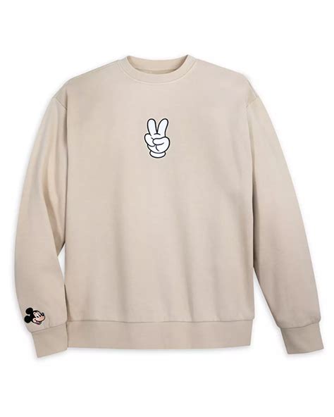 Mickey Mouse Peace Sign Pullover Sweatshirt: A Timeless Symbol of Harmony and Style