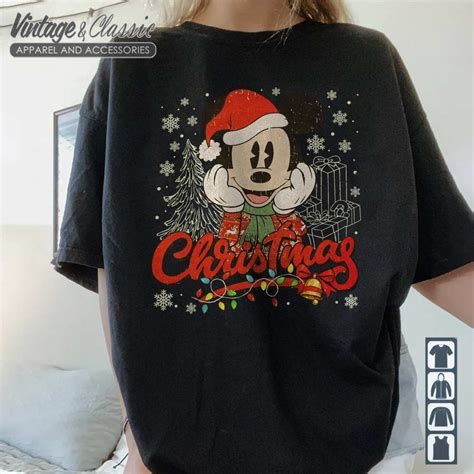 Mickey Mouse Xmas Shirt: The Perfect Holiday Gift