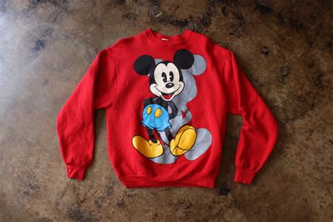 Mickey Sweatshirt Red: A Timeless Fashion Statement