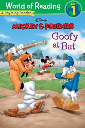 Mickey and Friends Goofy at Bat A Rhyming Reader Level 1 World of Reading eBook