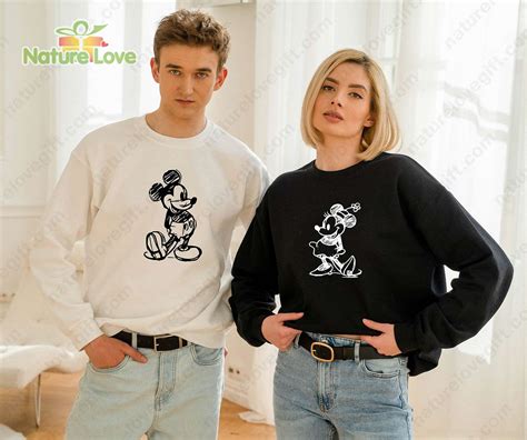 Mickey and Minnie Matching Shirts: The Perfect Way to Show Your Love!