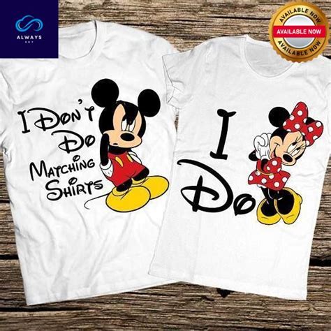 Mickey and Minnie Shirts: A Timeless Fashion Statement