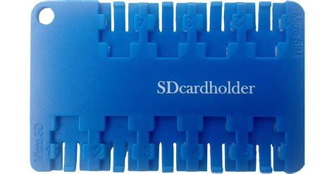 Micro SD card holder BLUE Reader