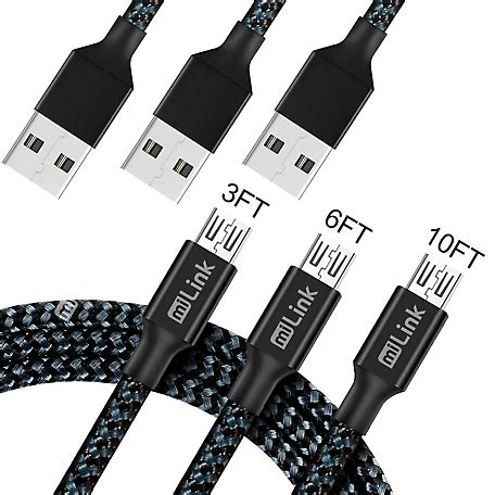 Micro USB Cable 3ft Pack Kindle Editon