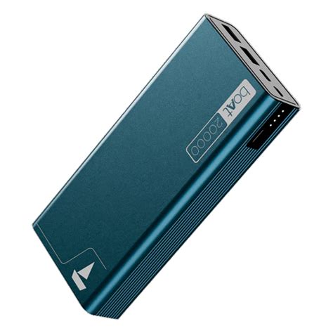 Micro USB Power Bank Charging Blue Reader