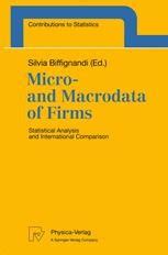 Micro and Macrodata of Firms Statistical Analysis and International Comparison Kindle Editon