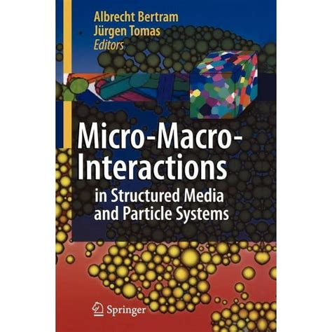 Micro-Macro-Interactions In Structured Media and Particle Systems Epub