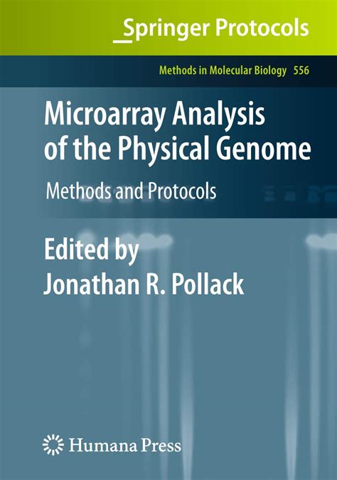 Microarray Analysis of the Physical Genome Methods and Protocols Reader