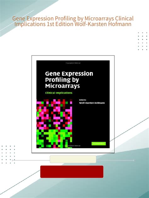 Microarrays in Inflammation 1st Edition Epub