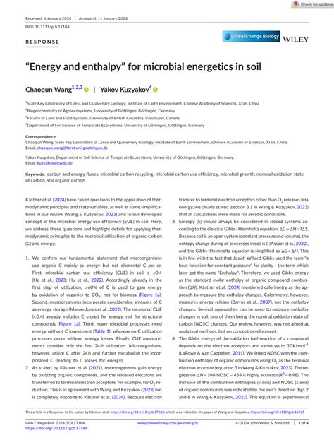 Microbial Energetics Reader