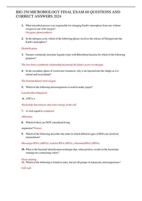 Microbiology Final Exam With Answers Osu Okc Epub