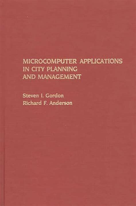 Microcomputer Applications in City Planning and Management PDF