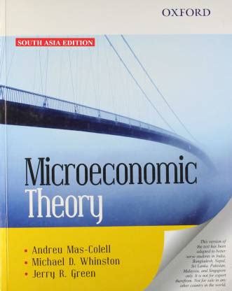 Microeconomic Theory 1st Edition Reader