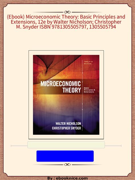 Microeconomic.Theory.Basic.Principles.and.Extensions Ebook Doc