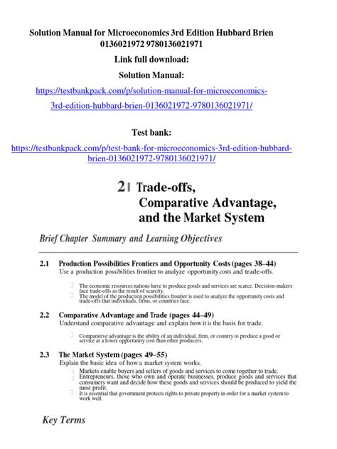 Microeconomics 3rd Solution Manual PDF