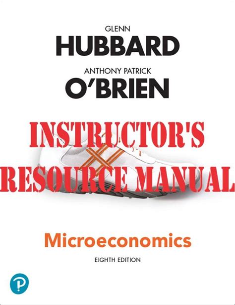 Microeconomics Instructors Resource Manual Ebook PDF