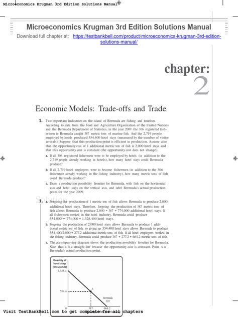 Microeconomics Krugman 3rd Edition Answers Doc