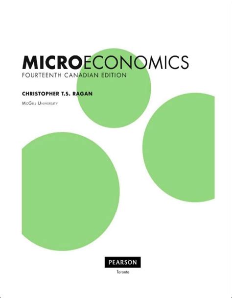 Microeconomics Ragan Lipsey 14th Canadian Edition Answers Kindle Editon