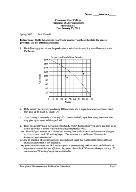 Microeconomics Worksheets With Answers Epub