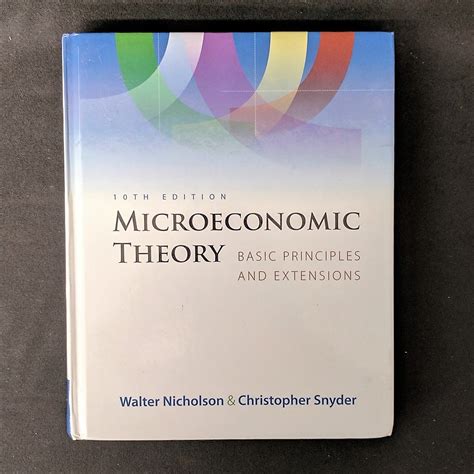 Microeconomics walter nicholson and christopher snyder solutions Ebook Doc