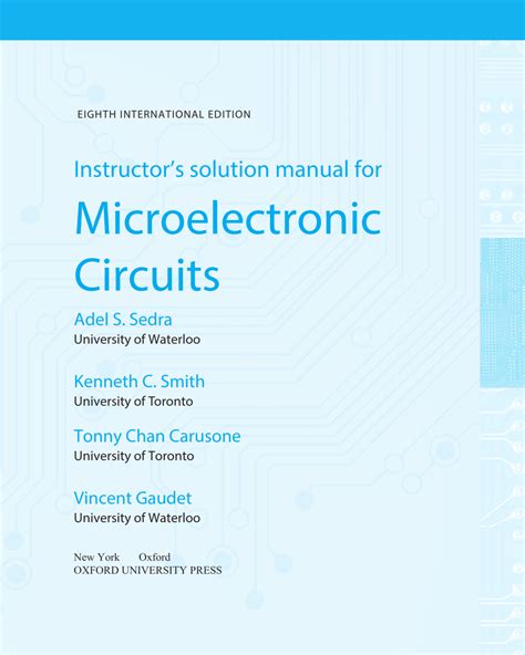 Microelectronic Circuits 6e Sedra Smith Solution Manual Kindle Editon