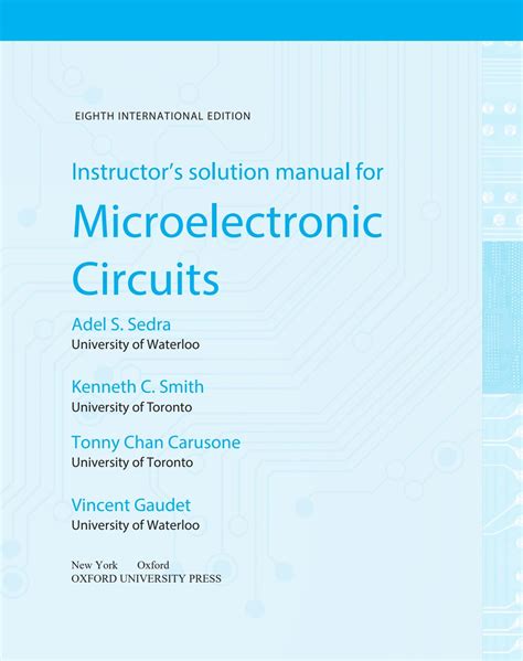 Microelectronics Sedra Smith Solution Manual Reader