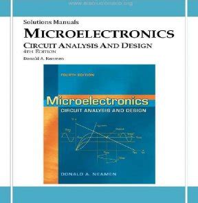 Microelectronics Solutions Neamen Kindle Editon