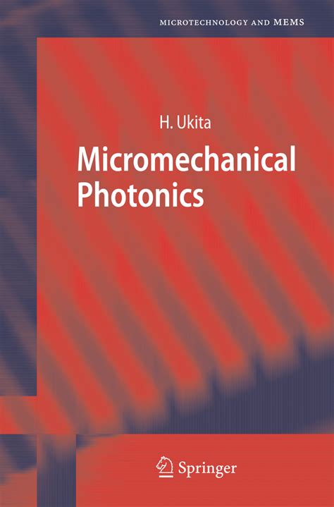 Micromechanical Photonics 1st Edition PDF