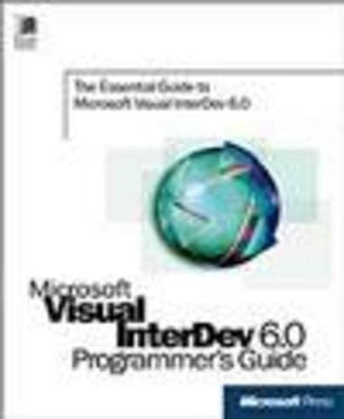 Microsoft  Visual InterDev  6.0 Programmer&a Doc