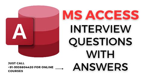 Microsoft Access Interview Questions Answers Doc