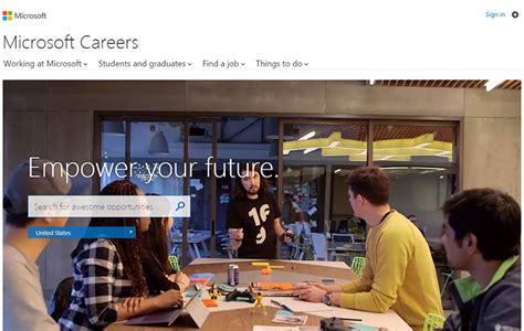 Microsoft Career Site