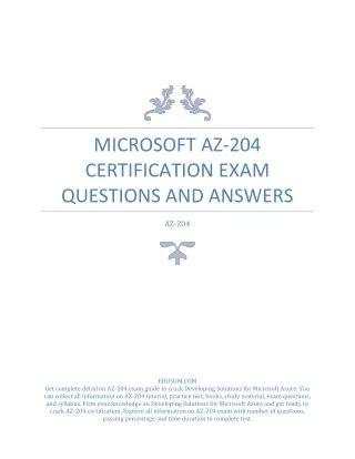 Microsoft Certification Questions And Answers Kindle Editon