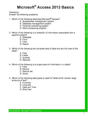 Microsoft Digital Literacy Test Answers PDF