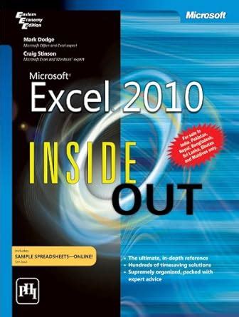 Microsoft Excel 2010 Inside Out PDF