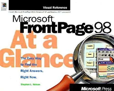 Microsoft FrontPage 98 at a Glance Spanish Edition Reader