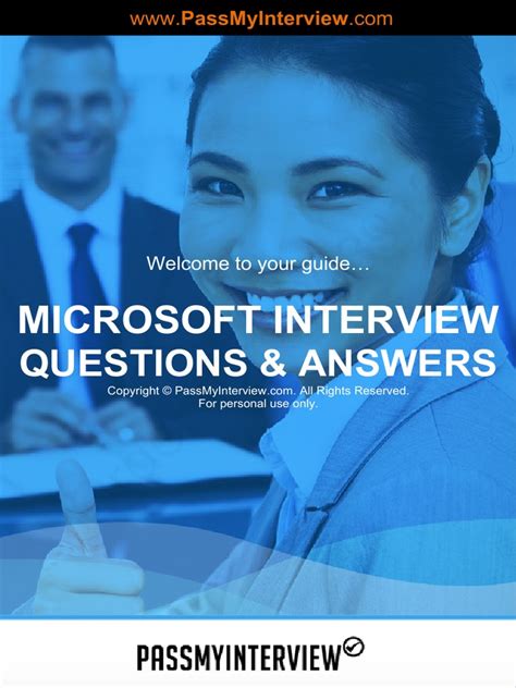 Microsoft Interview Questions Answers PDF