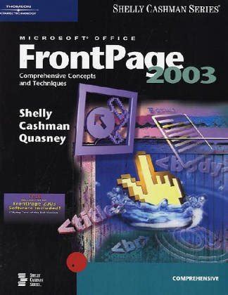 Microsoft Office FrontPage 2003 Comprehensive Concepts and Techniques PDF