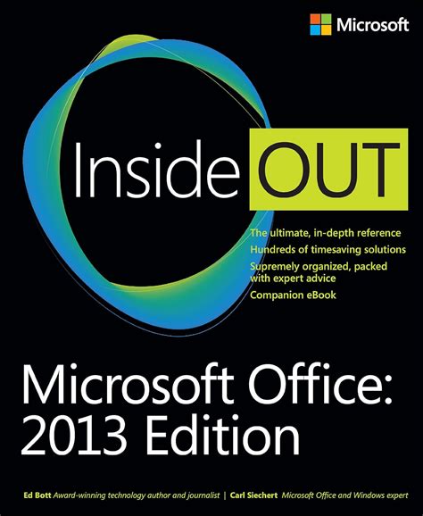 Microsoft Office Inside Out 2013 Edition Reader