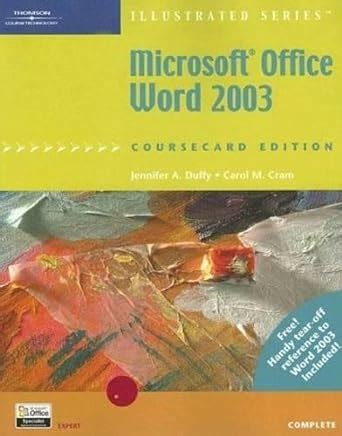 Microsoft Office Word 2003 Illustrated Complete CourseCard Edition Illustrated Series Kindle Editon