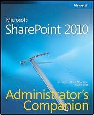 Microsoft SharePoint 2010 Administrator's Companion Doc