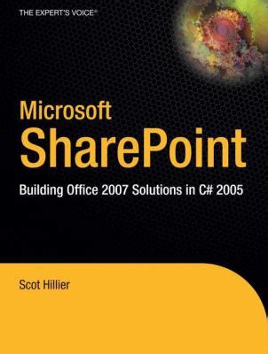 Microsoft SharePoint Building Office 2007 Solutions in C# 2005 PDF