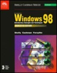 Microsoft Windows 98 Introductory Concepts and Techniques, Web Style Doc