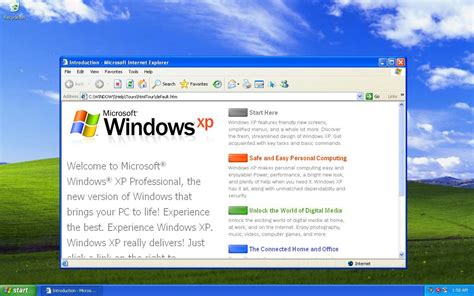 Microsoft Windows XP with Internet Explorer Doc