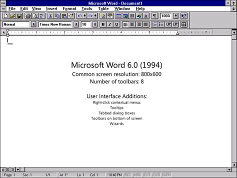 Microsoft Word 6.0 for Engineers Doc