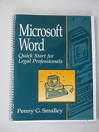 Microsoft Word Quick Start for Legal Professionals PDF