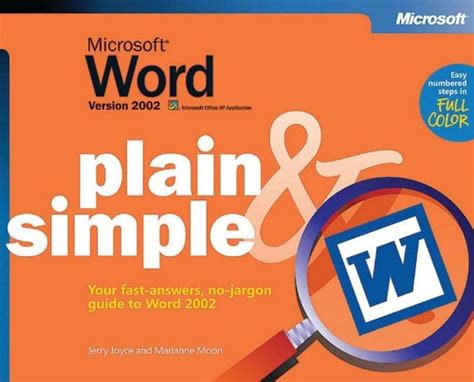 Microsoft Word Version 2002 Plain &a PDF