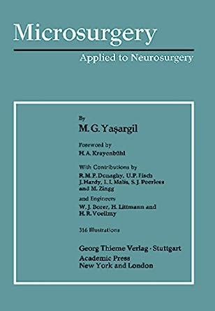 Microsurgery Applied to Neurosurgery 1st Edition Kindle Editon