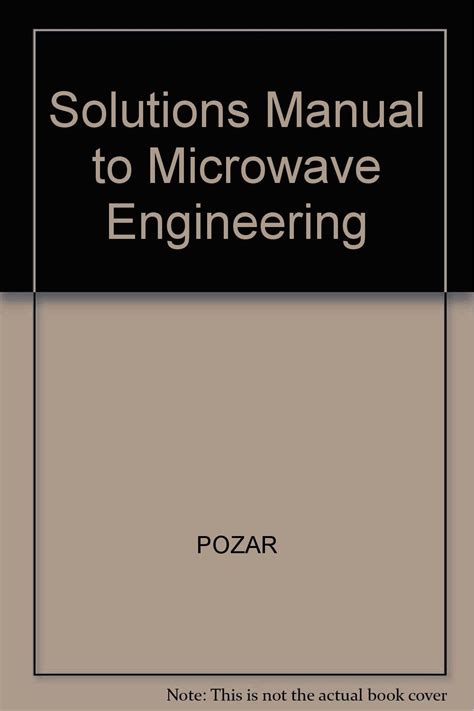 Microwave Engineering Pozar 4e Solution Manual Doc