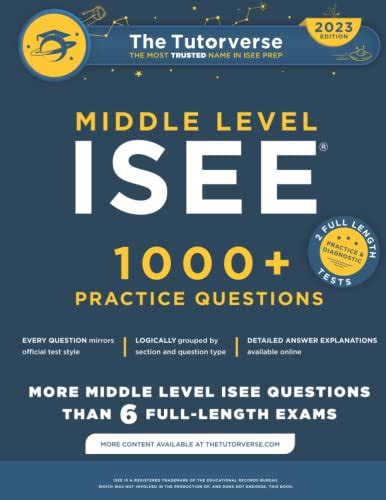 Middle Level ISEE 1000 Practice Questions Epub